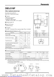 DB3J316F datasheet pdf Panasonic