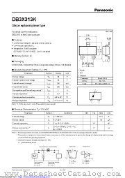 DB3X313K datasheet pdf Panasonic