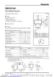DB3X314K datasheet pdf Panasonic