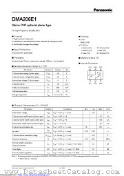 DMA206E1 datasheet pdf Panasonic