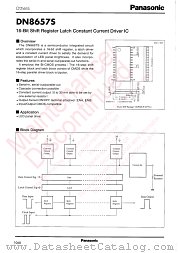 DN8657S datasheet pdf Panasonic