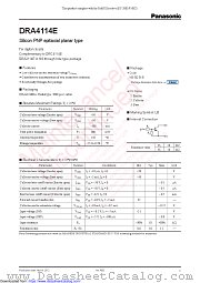 DRA4114E datasheet pdf Panasonic