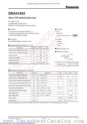 DRA4143X datasheet pdf Panasonic