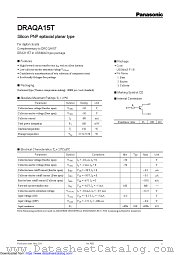 DRAQA15T datasheet pdf Panasonic