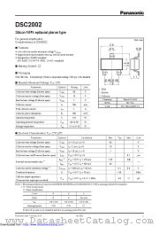 DSC2002 datasheet pdf Panasonic