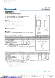 DZ27220 datasheet pdf Panasonic
