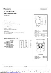 FC551601 datasheet pdf Panasonic
