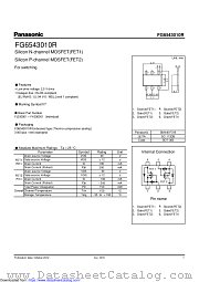 FG654301 datasheet pdf Panasonic