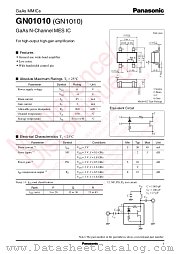 GN01010 datasheet pdf Panasonic