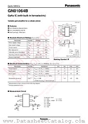 GN01064B datasheet pdf Panasonic