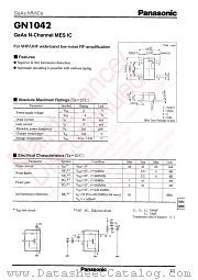 GN01042 datasheet pdf Panasonic