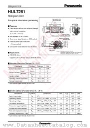 HUL7251 datasheet pdf Panasonic