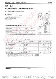 LN183 datasheet pdf Panasonic
