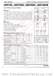 LN9705PR datasheet pdf Panasonic