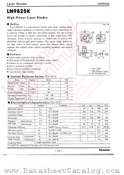 LN9825K datasheet pdf Panasonic
