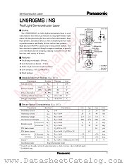 LN9R05MS datasheet pdf Panasonic