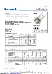 LNCT28PF01WW datasheet pdf Panasonic