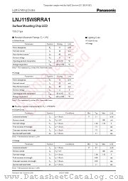 LNJ115W8RRA1 datasheet pdf Panasonic