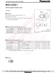 MA10301 datasheet pdf Panasonic