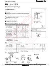 MA3T152E datasheet pdf Panasonic