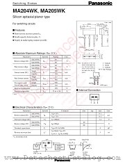 MA3L204E datasheet pdf Panasonic