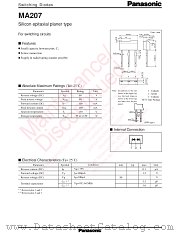 MA3L207 datasheet pdf Panasonic