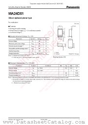 MA24D51 datasheet pdf Panasonic