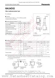 MA24D52 datasheet pdf Panasonic