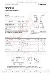 MA24D54 datasheet pdf Panasonic