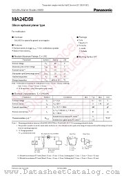 MA24D58 datasheet pdf Panasonic
