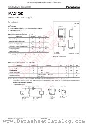 MA24D60 datasheet pdf Panasonic