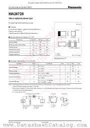 MA26728 datasheet pdf Panasonic