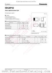 MA26P02 datasheet pdf Panasonic