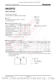 MA2DF22 datasheet pdf Panasonic