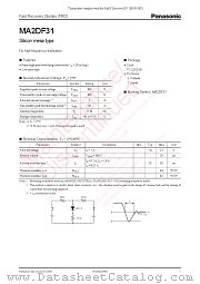 MA2DF31 datasheet pdf Panasonic