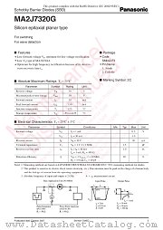 MA2J7320G datasheet pdf Panasonic