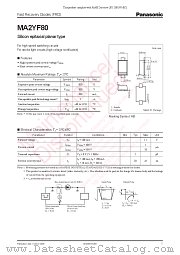 MA2YF80 datasheet pdf Panasonic