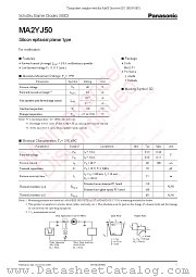 MA2YJ50 datasheet pdf Panasonic