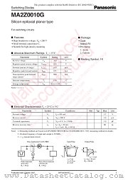 MA2Z0010G datasheet pdf Panasonic