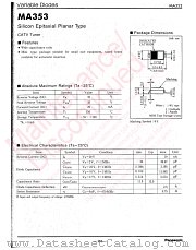 MA2X353 datasheet pdf Panasonic