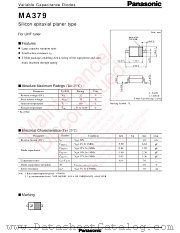 MA2Z379 datasheet pdf Panasonic