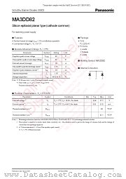 MA3DD82 datasheet pdf Panasonic