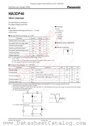 MA3DF46 datasheet pdf Panasonic