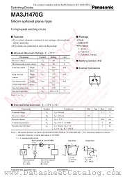 MA3J1470G datasheet pdf Panasonic