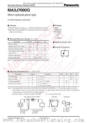 MA3J7000G datasheet pdf Panasonic