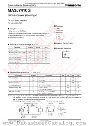 MA3J7410G datasheet pdf Panasonic