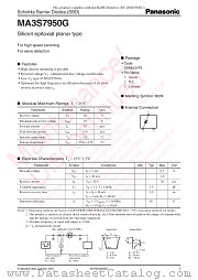 MA3S7950G datasheet pdf Panasonic
