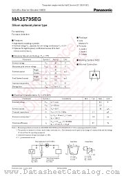 MA3S795EG datasheet pdf Panasonic