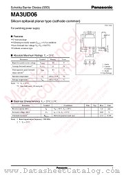 MA3UD06 datasheet pdf Panasonic