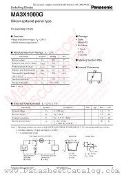 MA3X1000G datasheet pdf Panasonic